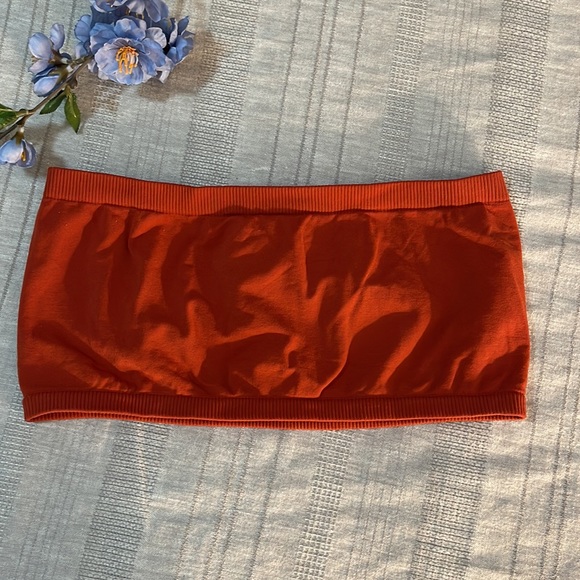 PAPAYA | Women’s Terracotta Earthy Bandeau Bra One Size - Picture 2 of 3